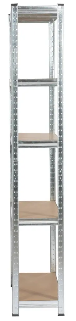 Стеллаж Akord 90x30x180 (Silver) - 3
