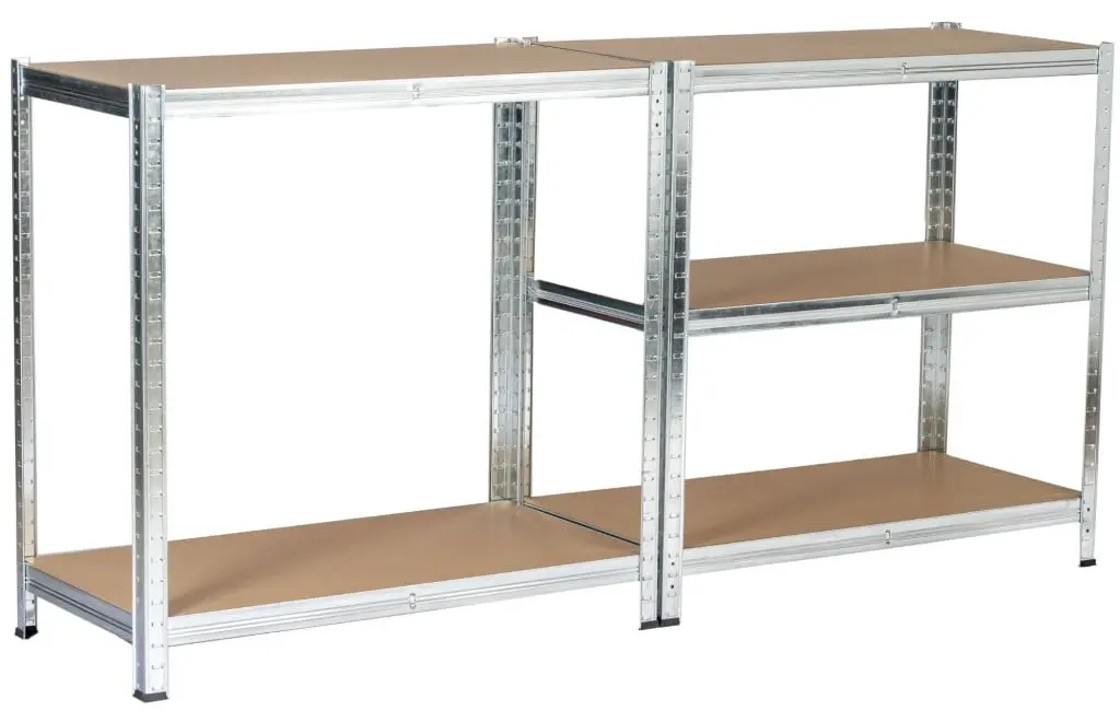 Стеллаж Akord 90x30x180 (Silver) - 4