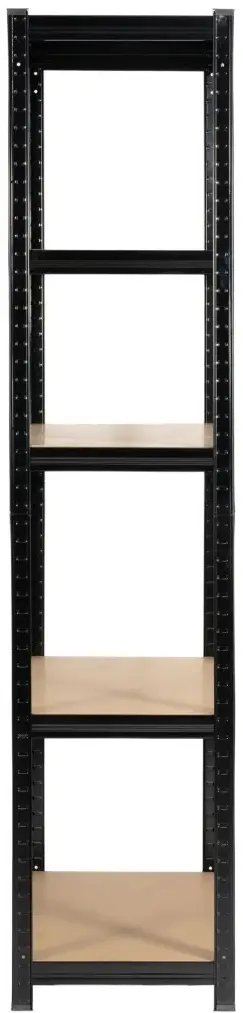 Стеллаж Akord 90x40x180 (Black) - 4