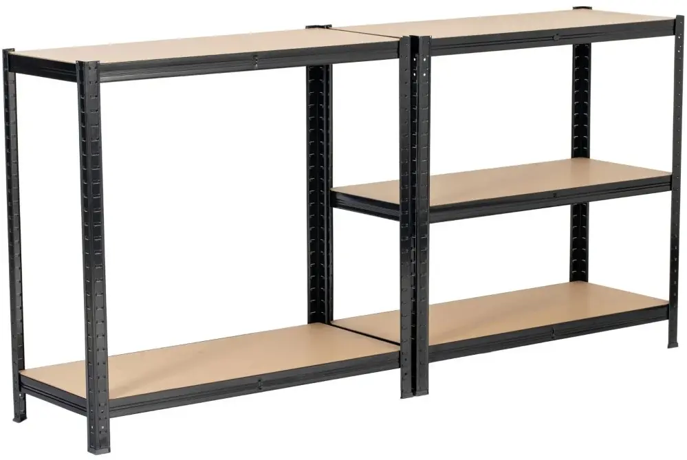 Стеллаж Akord 90x40x180 (Black) - 5