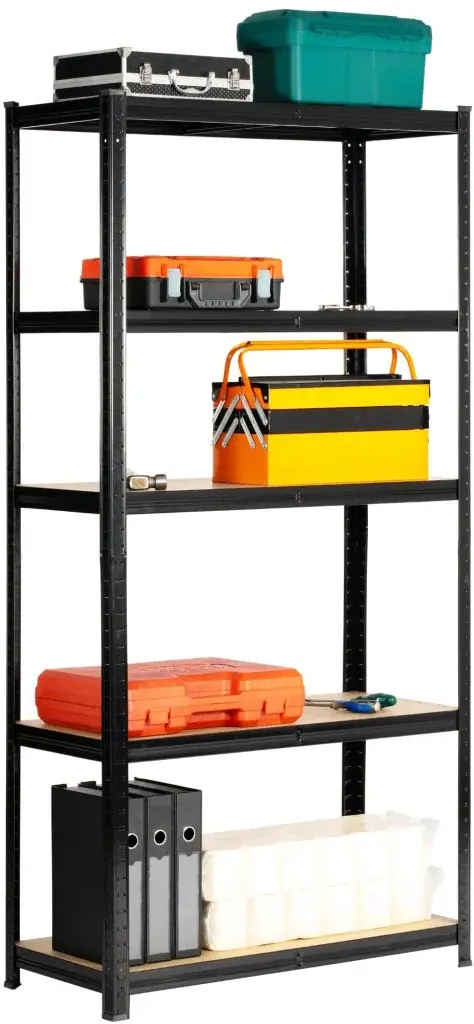 Стеллаж Akord 90x40x180 (Black) - 6