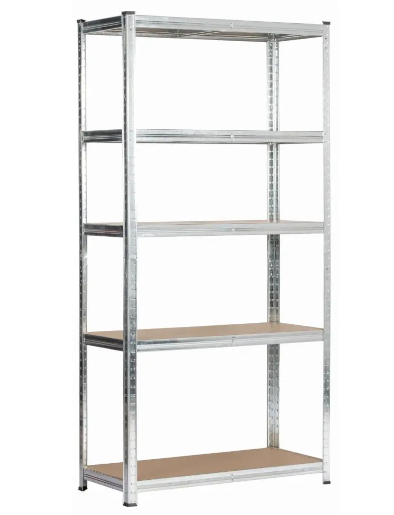 Стеллаж Akord 90x40x180 (Silver) - 2