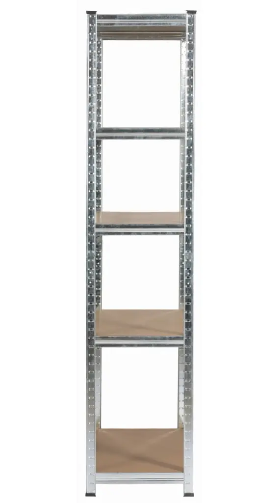 Стеллаж Akord 90x40x180 (Silver) - 4