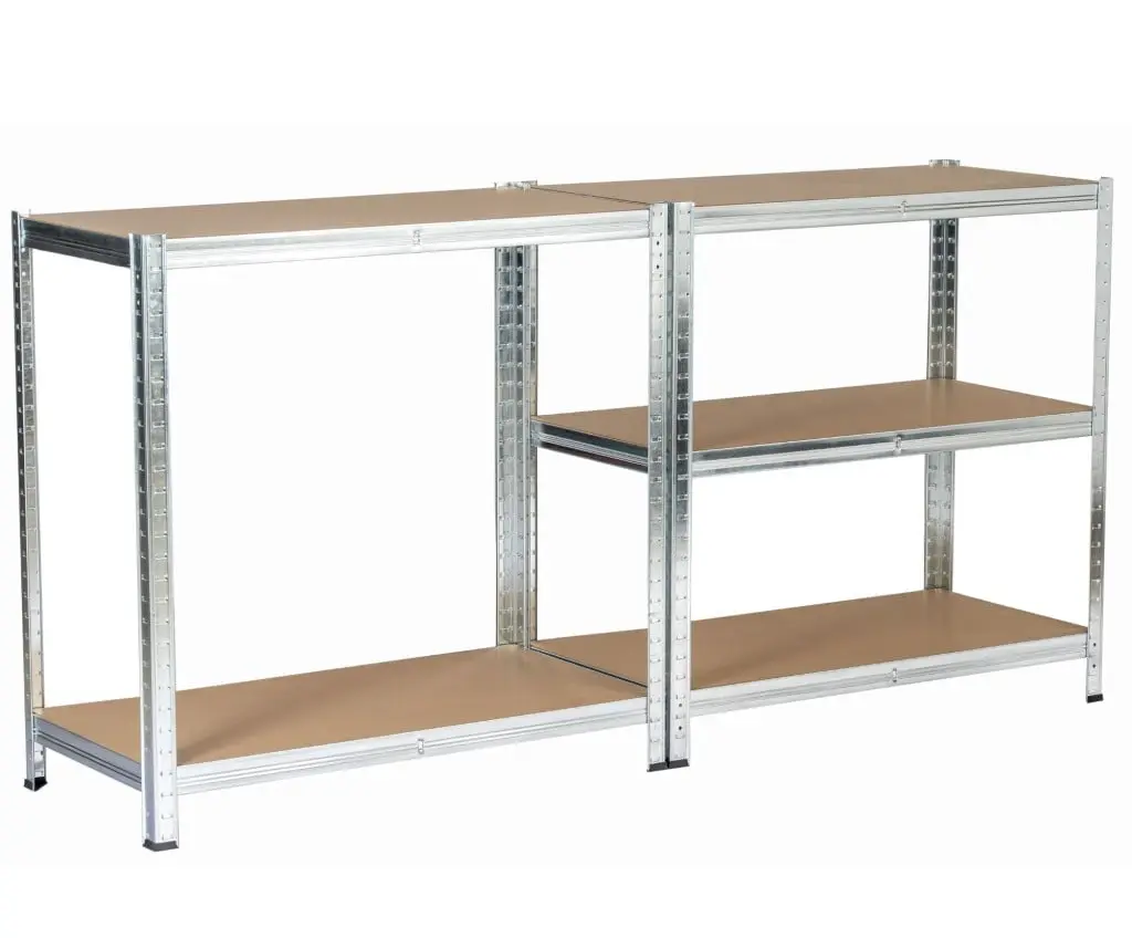 Стеллаж Akord 90x40x180 (Silver) - 5