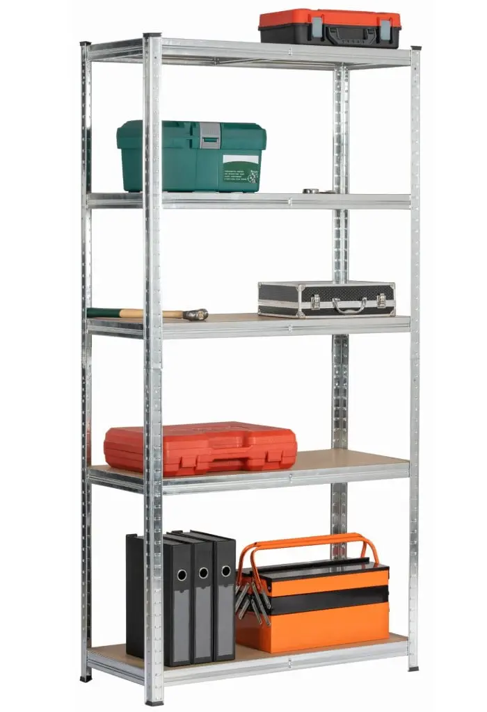 Стеллаж Akord 90x40x180 (Silver) - 6