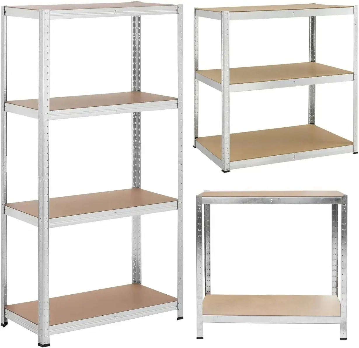 Стеллаж Funfit Home&Office 4200 150x75x30cm (Silver) - 2