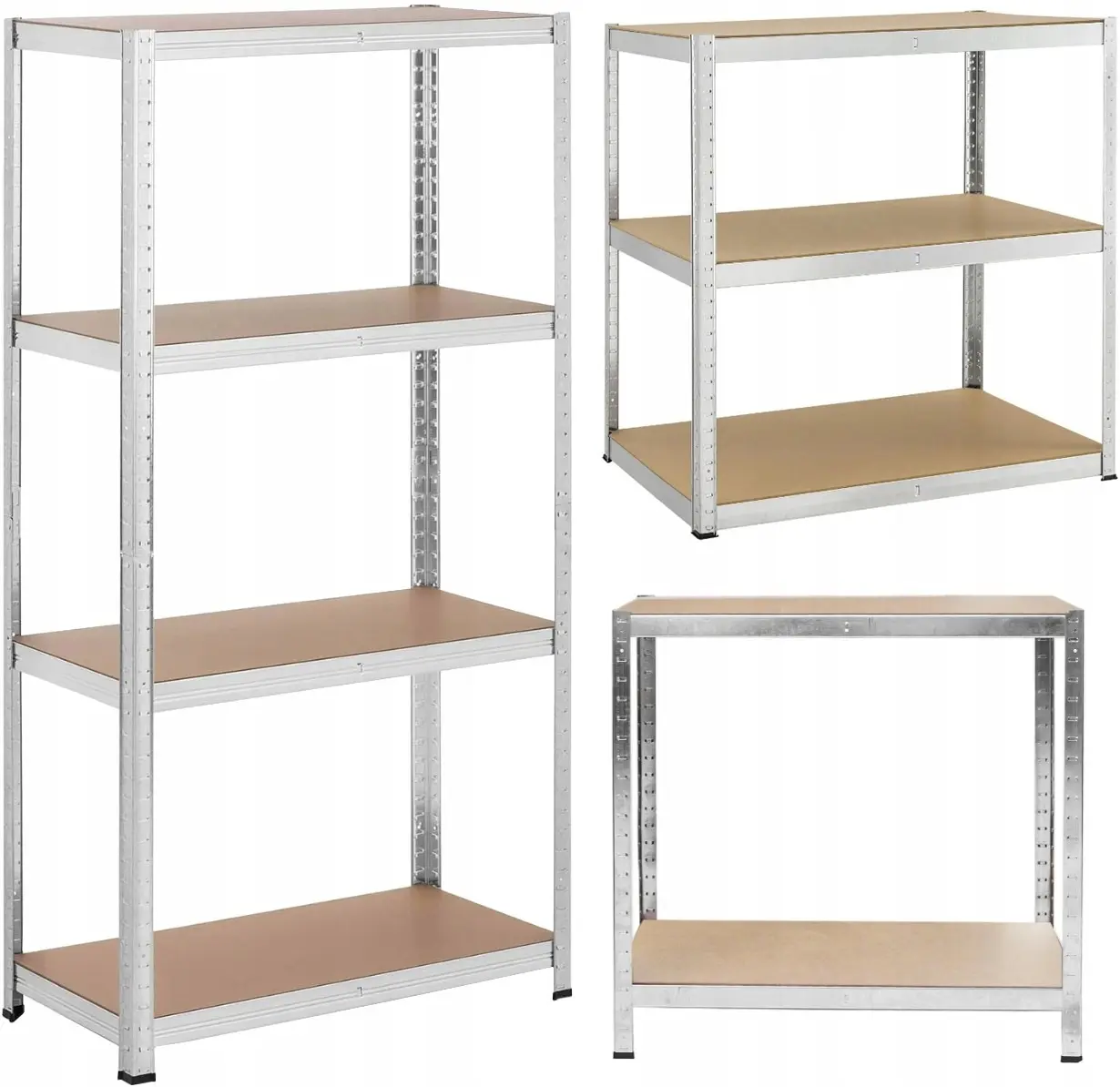 Стеллаж Funfit Home&Office 4202 174x80x40cm (Silver) - 2