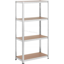 Стеллаж Funfit Home&Office 4202 174x80x40cm (Silver)