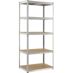 Стеллаж Funfit Home&Office 4776 205x120x45cm (Silver) Thumb