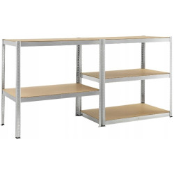 Etajera FunFit Home&Office 5905771300586 180x90x40cm (Silver) Thumb