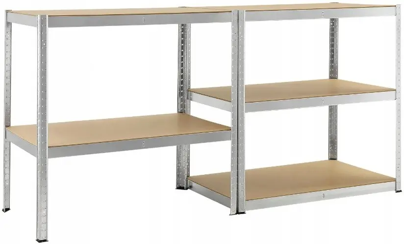 Etajera FunFit Home&Office 5905771300586 180x90x40cm (Silver) - 7