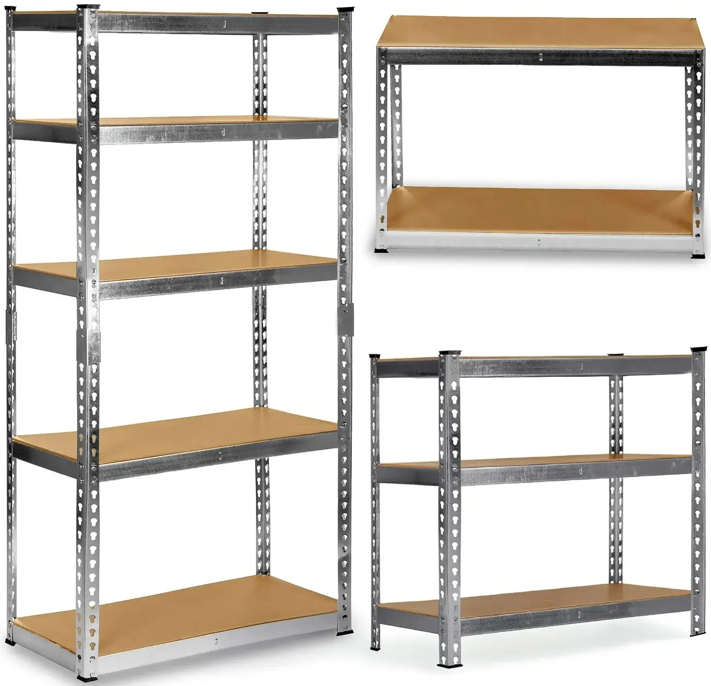 Стеллаж Humberg HR-853 4853 (Silver/Beige) - 4