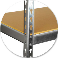 Стеллаж Humberg HR-853 4853 (Silver/Beige) Thumb