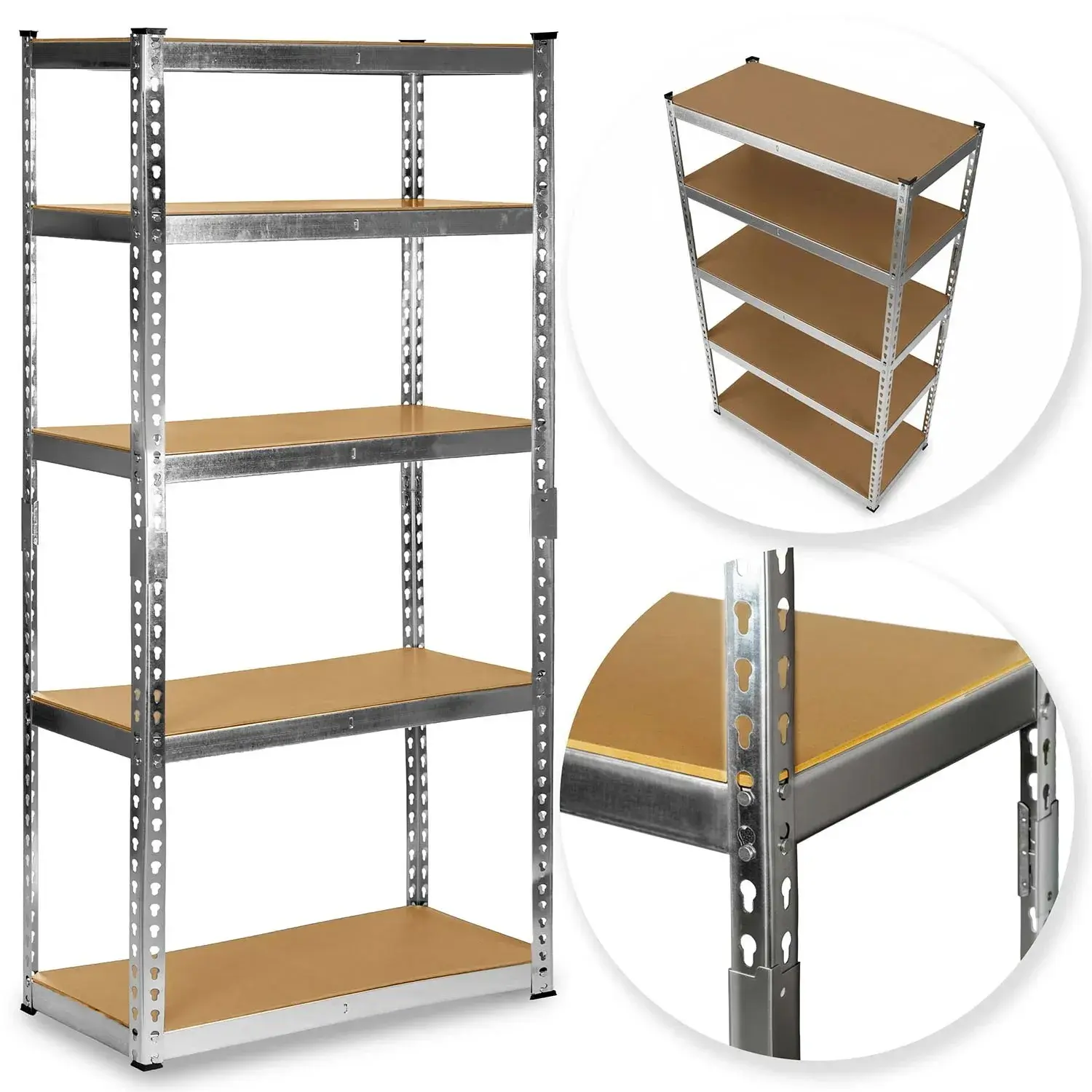 Стеллаж Humberg HR-853 4853 (Silver/Beige) - 6