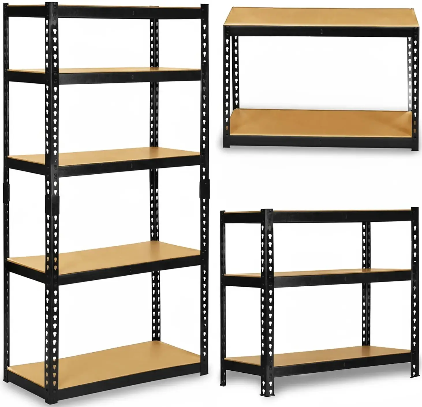 Стеллаж Humberg HR-853 4854 (Black/Beige) - 4