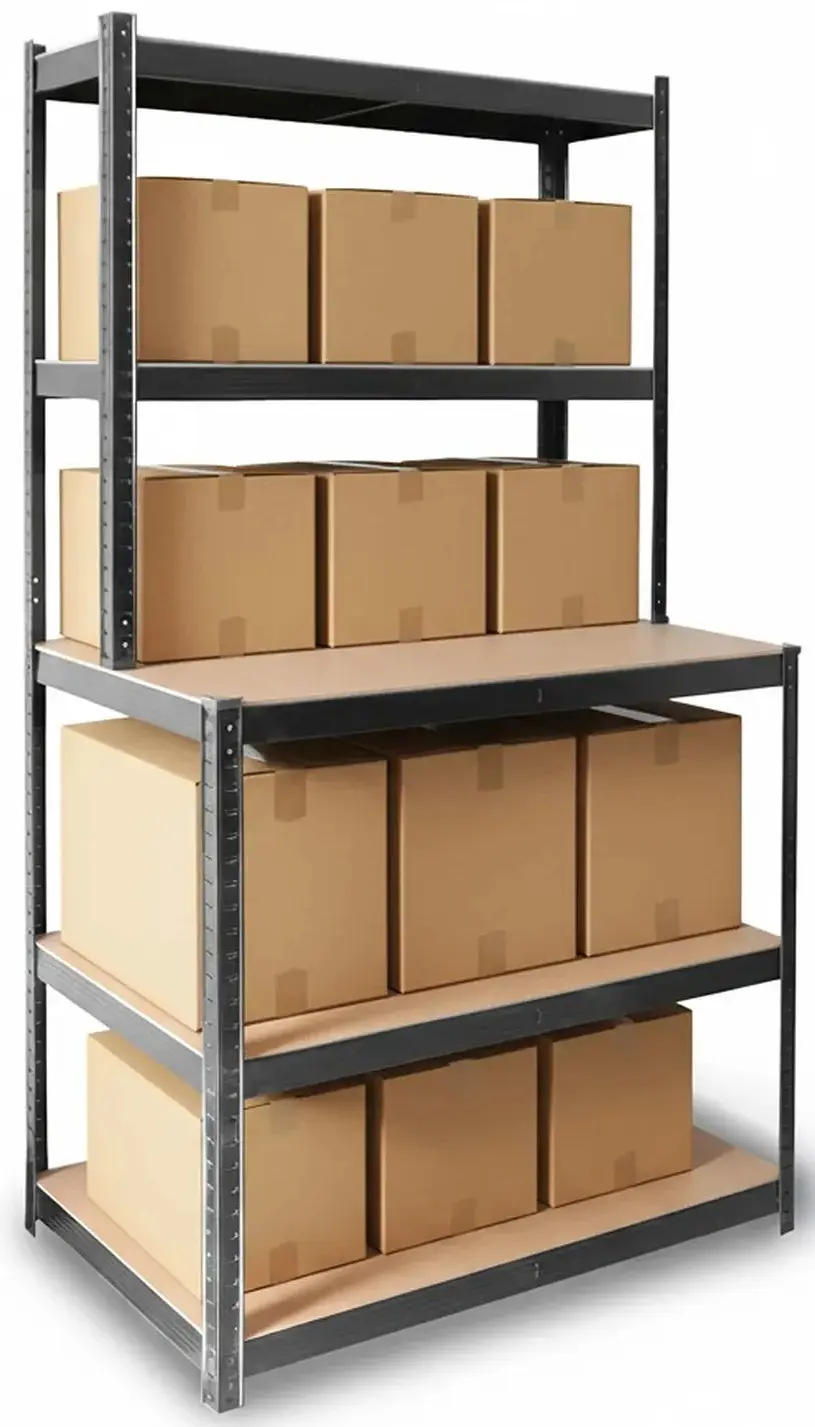 Стеллаж с верстаком Humberg HR-855 (Black/Beige) - 11