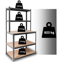 Стеллаж с верстаком Humberg HR-855 (Black/Beige) Thumb