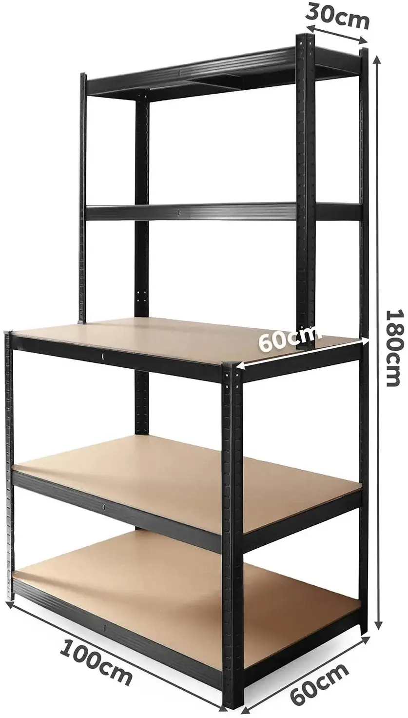 Стеллаж с верстаком Humberg HR-855 (Black/Beige) - 3