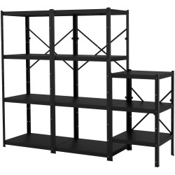 Стеллаж Ikea Bror 234x55x190 (Черный) Thumb