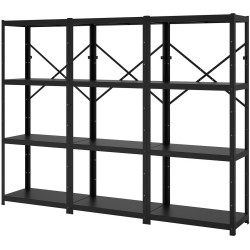 Стеллаж Ikea Bror 254x40x190 (Черный) Thumb