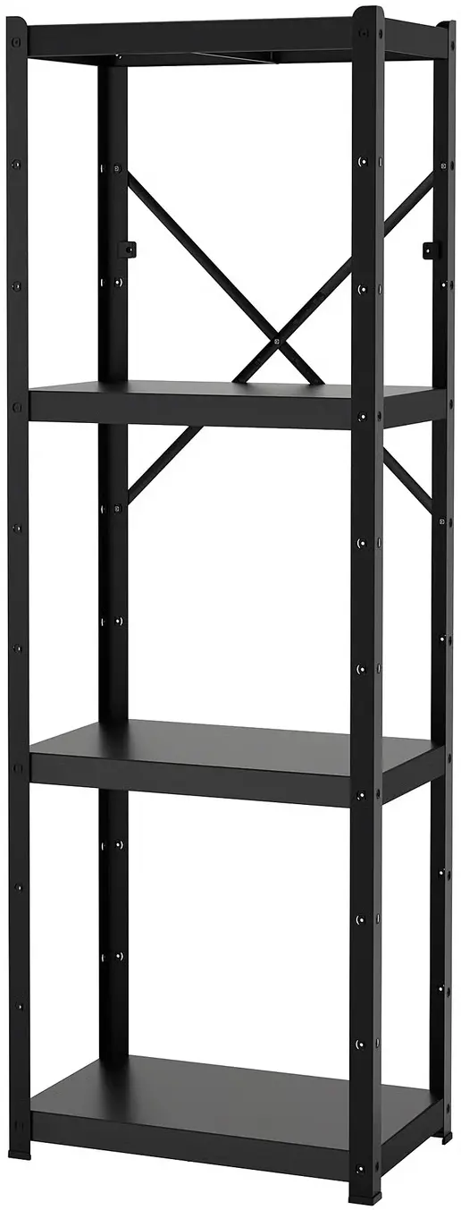 Стеллаж Ikea Bror 65x40x190 (Черный) - 2