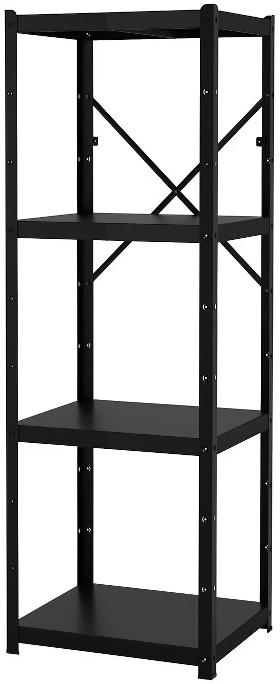 Стеллаж Ikea Bror 65x55x190 (Черный) - 3
