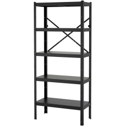 Стеллаж Ikea Bror 85x40x190 (Черный) Thumb