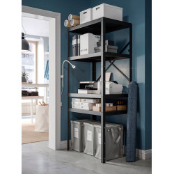 Стеллаж Ikea Bror 85x55x190 (Черный) Thumb