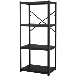 Стеллаж Ikea Bror 85x55x190 (Черный) Thumb