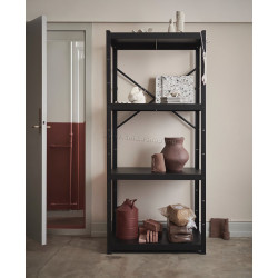 Стеллаж Ikea Bror 85x55x190 (Черный)