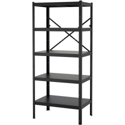Стеллаж Ikea Bror 85x55x190 (Черный) Thumb