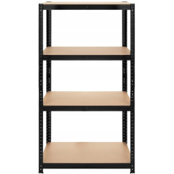 Стеллаж Iso Trade 27341 150x75x30 (Black) Thumb