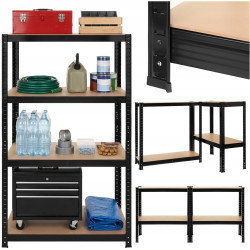 Стеллаж Iso Trade 27341 150x75x30 (Black) Thumb