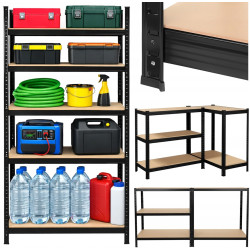Стеллаж Iso Trade 27342 220x100x45 (Black) Thumb