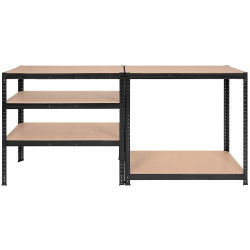Стеллаж Iso Trade 27510 180x100x60 (Black) Thumb