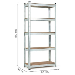 Стеллаж Modern Home G9040A (Natural/Metallic) Thumb