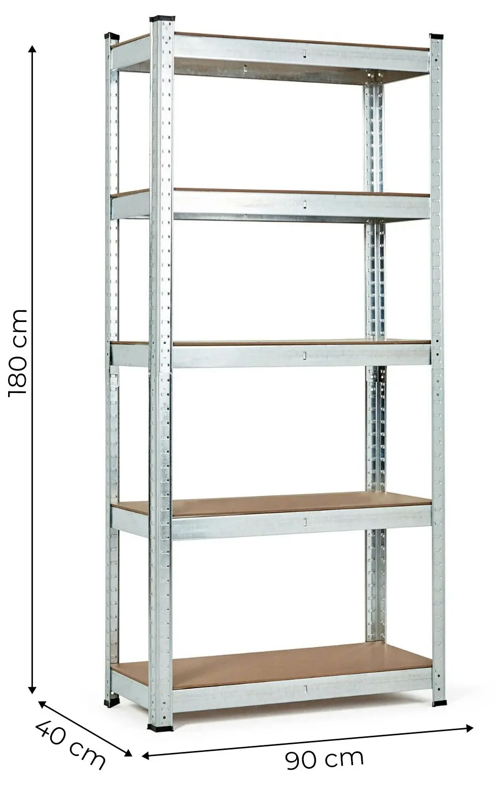 Стеллаж Modern Home G9040A (Natural/Metallic) - 5