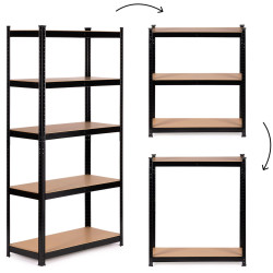 Стеллаж Modern Home G9040B (Black) Thumb