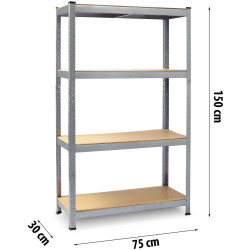 Набор стеллажей Plonos PL-700 470000-2 (Inox/Natural) Thumb