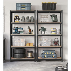 Набор стеллажей Songmics GLR040B02 (Black)