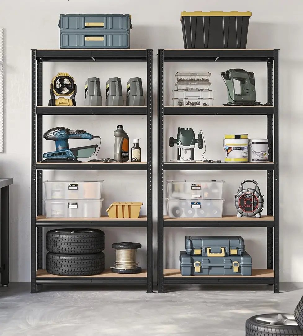 Набор стеллажей Songmics GLR040B02 (Black)