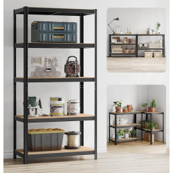 Стеллаж Songmics GLR050B01 (Black) Thumb