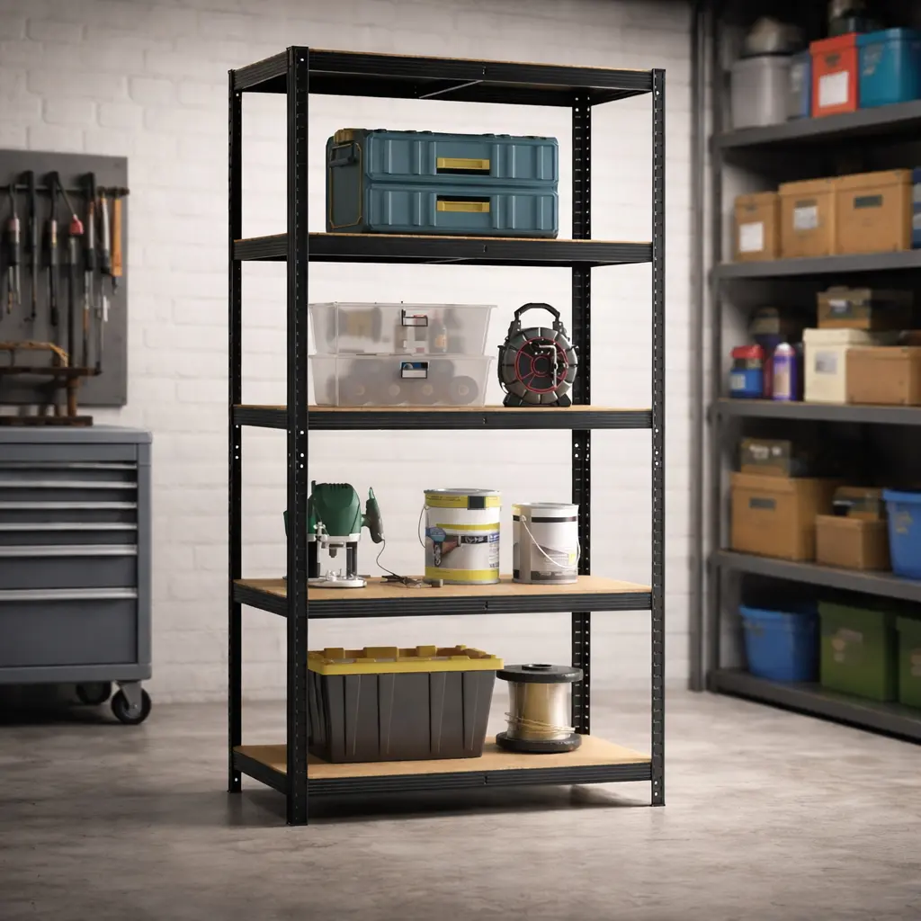 Стеллаж Songmics GLR050B01 (Black)