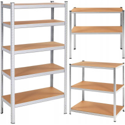 Etajera Springos HA5161 180x90x40 (Silver) Thumb
