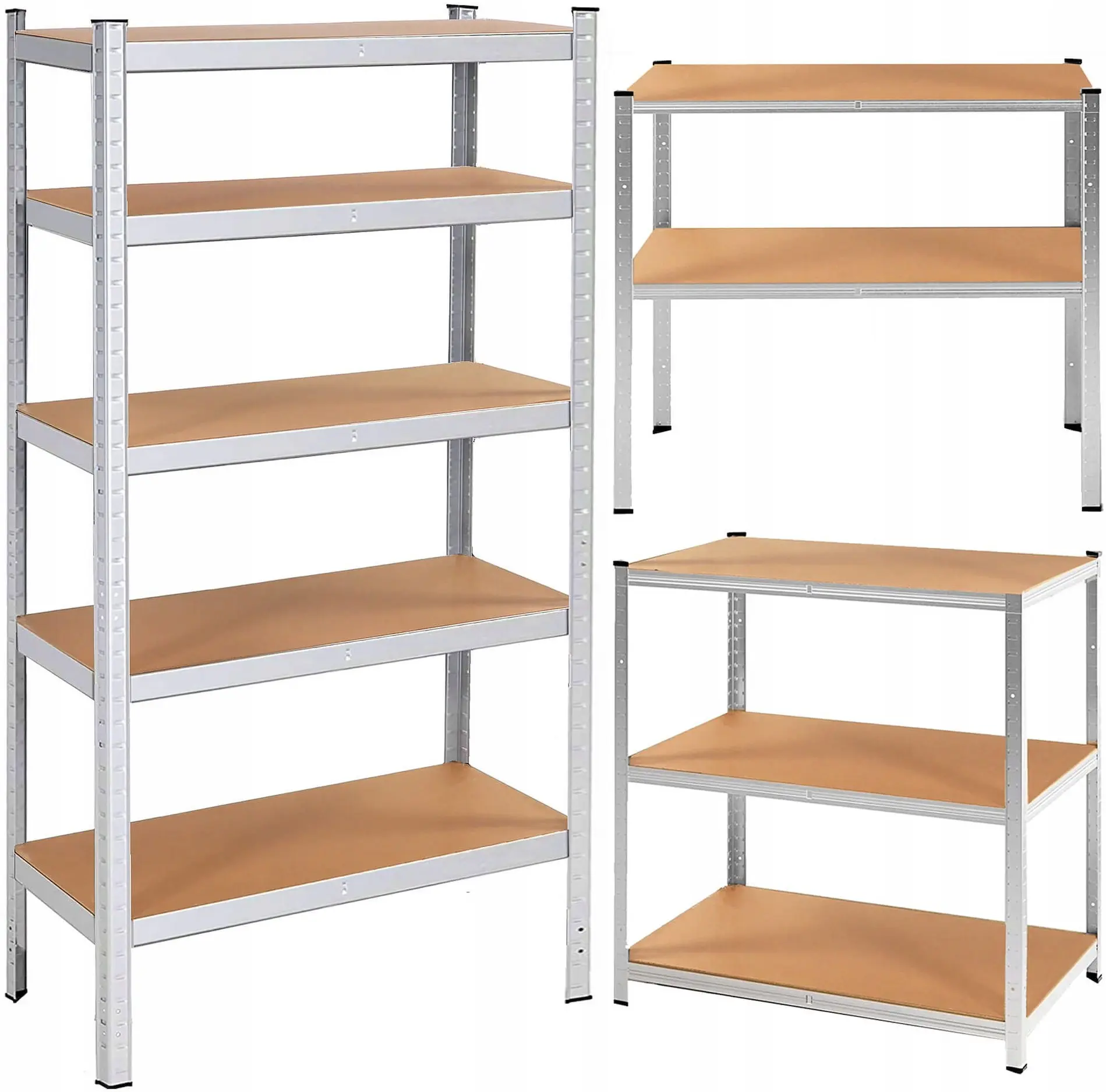 Etajera Springos HA5161 180x90x40 (Silver) - 3