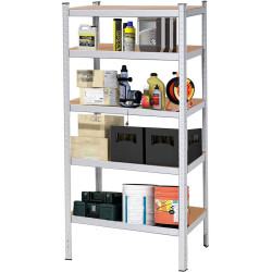 Etajera Springos HA5161 180x90x40 (Silver) Thumb