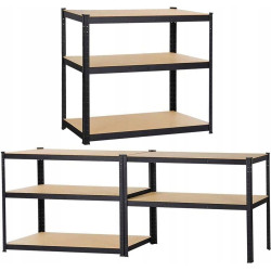 Etajera Springos HA5162 180x90x40 (Black) Thumb