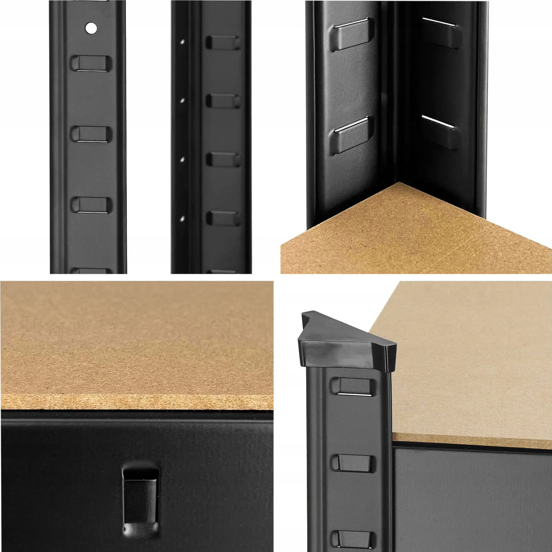 Etajera Springos HA5162 180x90x40 (Black) - 7