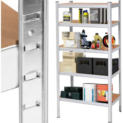 Etajera Springos HA5163 180x90x30 (Silver) Thumb