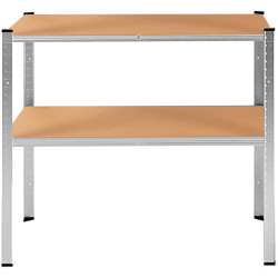 Etajera Springos HA5163 180x90x30 (Silver) Thumb